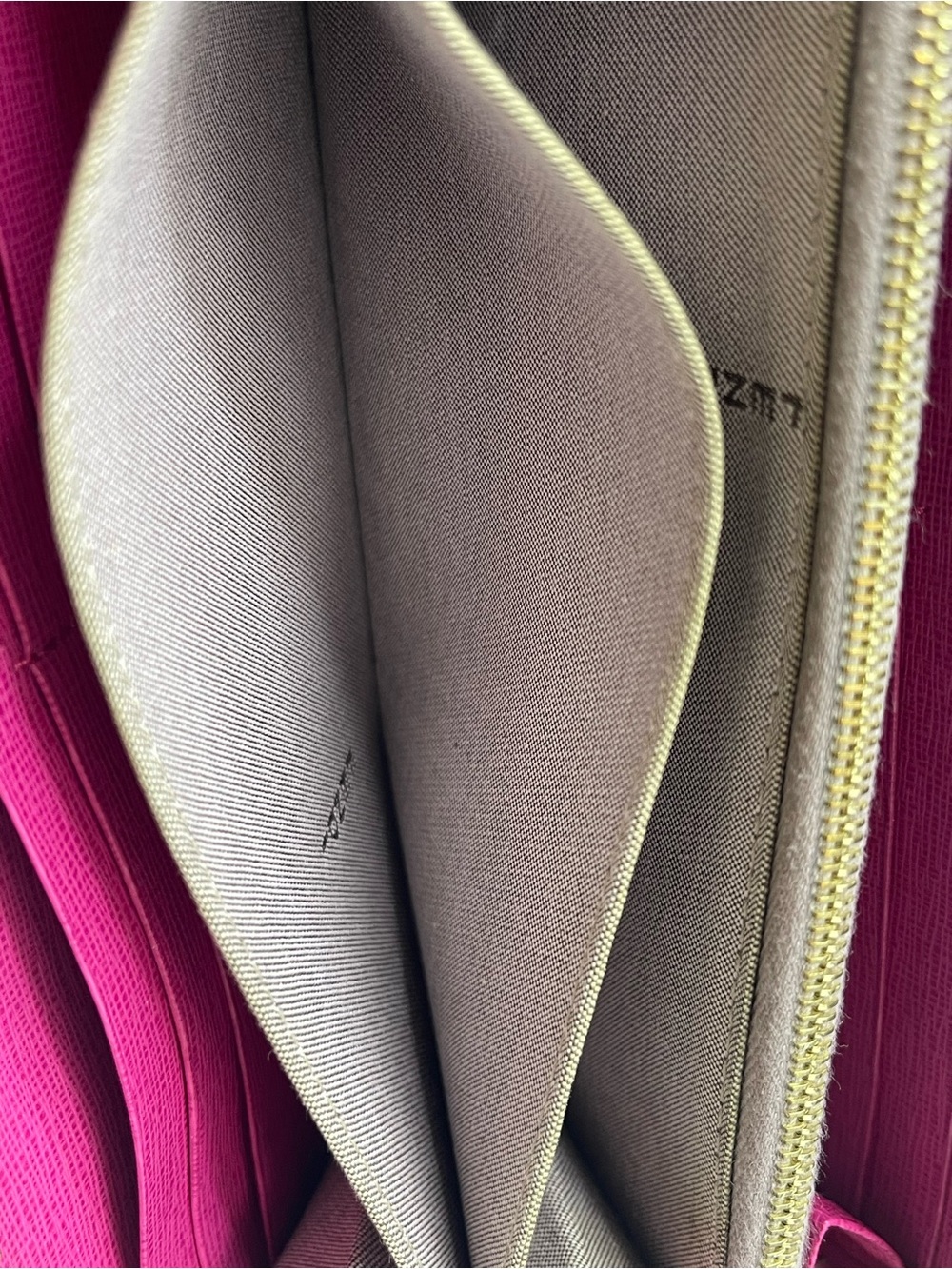 Fendi Pink Saffiano Leather Long Zippy Wallet With Dust Bag - Picture 11 of 16